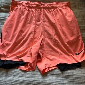 Nike Coral Athletic Shorts